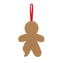 Load image into Gallery viewer, Gingerbread Man Christmas Card Ornament - Papery.Art