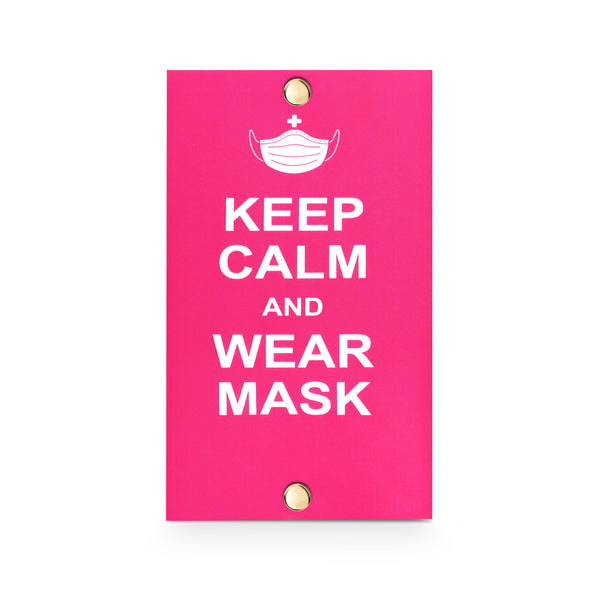 MASKfolio [KEEP CALM - Wear Mask] - Papery.Art