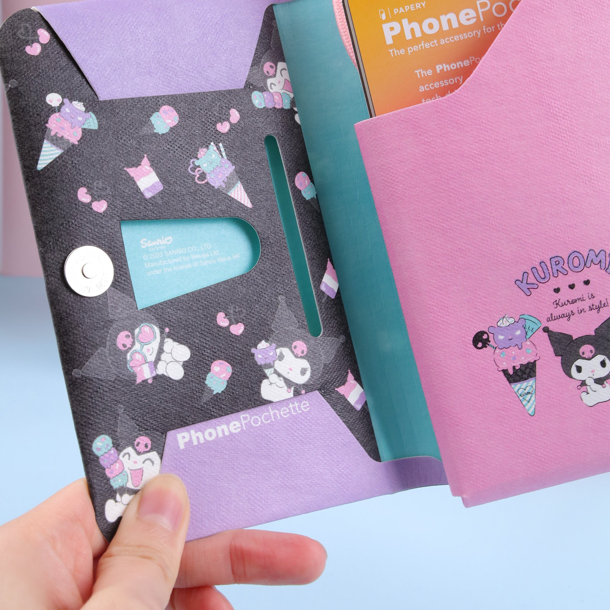 PhonePochette [Kuromi - Black]