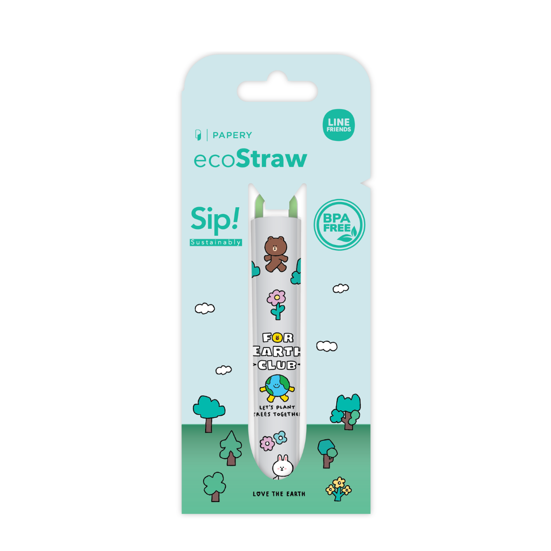 ecoStraw [LINE FRIENDS WALK FOR NATURE]