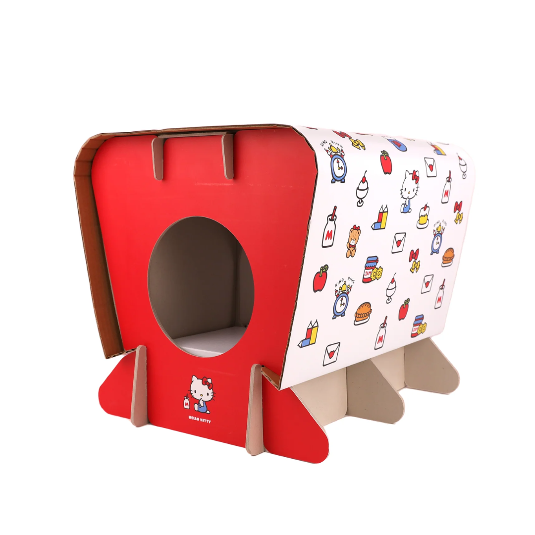 PEThouse Stool [Hello Kitty-Katakana]