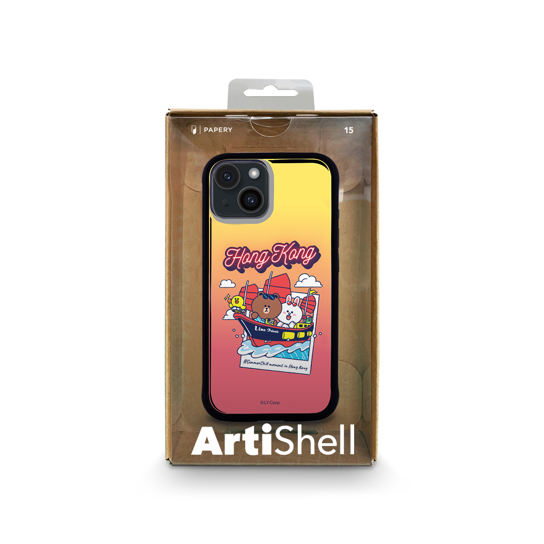 ArtiShell [LINE FRIENDS HONG KONG SUMMER CHILL EDITION] iPhone 15/15 Plus/15 Pro /15 Pro Max