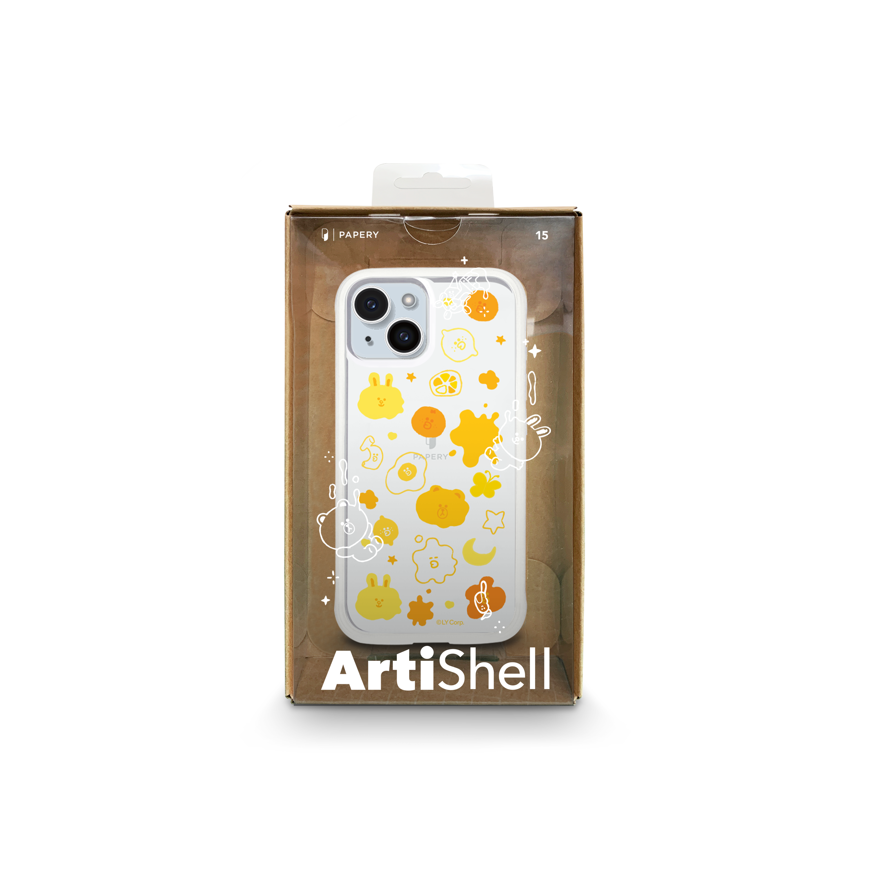 ArtiShell [LINE FRIENDS SALLY – Pattern] iPhone 15/15 Plus/15 Pro /15 Pro Max