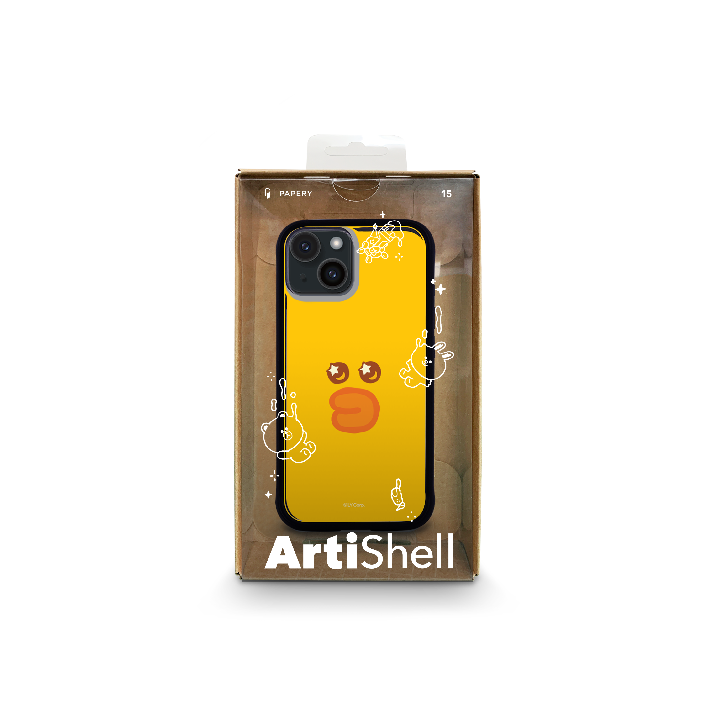 ArtiShell [LINE FRIENDS SALLY – Sparkling Eyes] iPhone 15/15 Plus/15 Pro /15 Pro Max