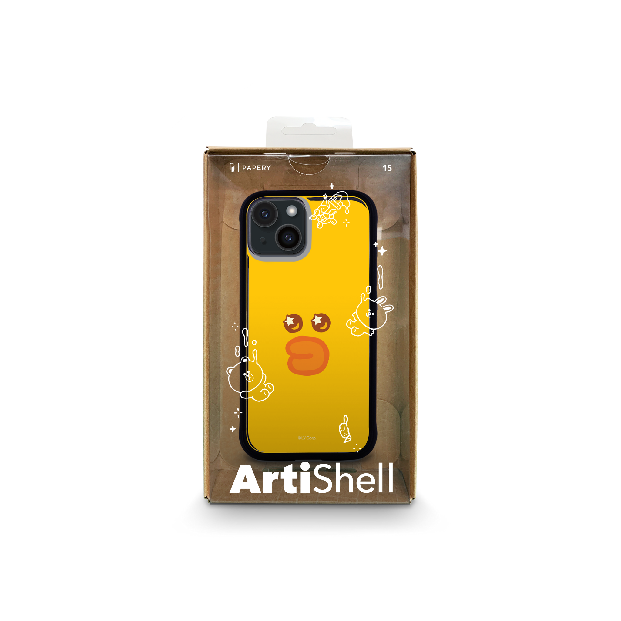 ArtiShell [LINE FRIENDS SALLY – Sparkling Eyes] iPhone 15/15 Plus/15 Pro /15 Pro Max