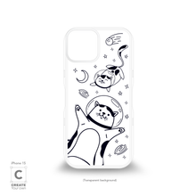 Load image into Gallery viewer, ArtiShell Backplate [Space Cat] iPhone 15/15 Plus/15 Pro /15 Pro Max
