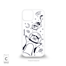 Load image into Gallery viewer, ArtiShell Backplate [Space Cat] iPhone 15/15 Plus/15 Pro /15 Pro Max
