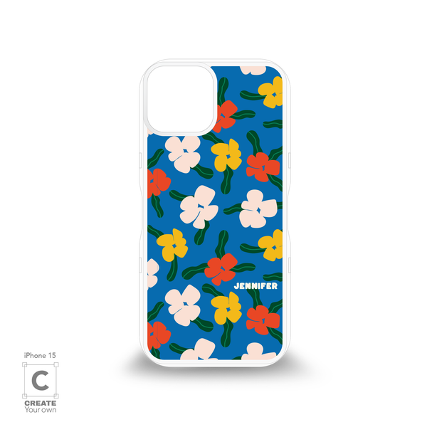 藝術防摔手機殼 背蓋 [Spring Flowers] iPhone 15/15 Plus/15 Pro/15 Pro Max