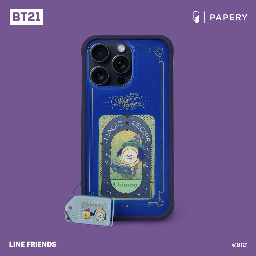 藝術防摔手機殼 [BT21 MAGIC RECIPE EDITION - CHIMMY] iPhone 15 Pro/15 Pro Max