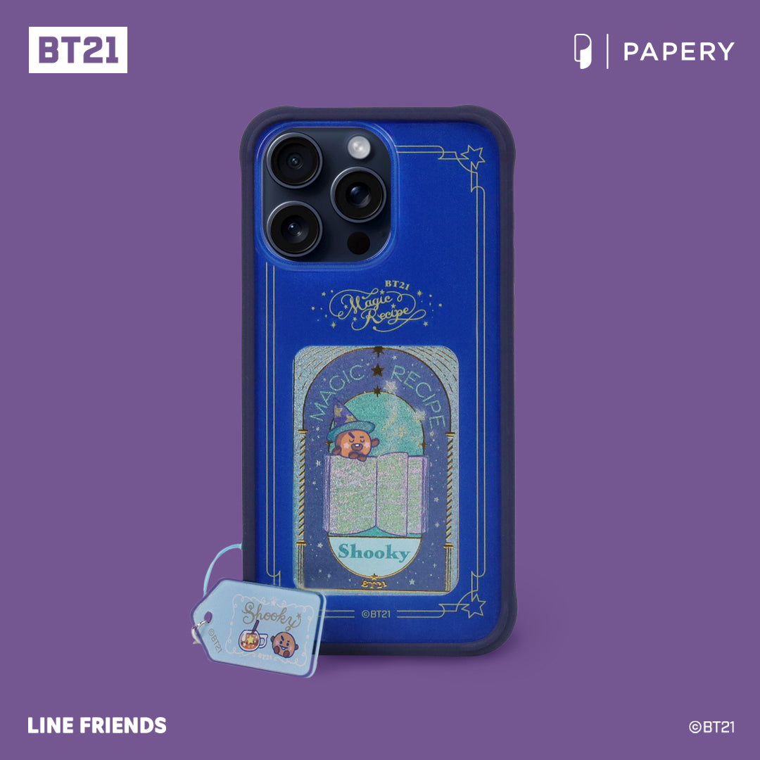 藝術防摔手機殼 [BT21 MAGIC RECIPE EDITION - SHOOKY] iPhone 15 Pro/15 Pro Max