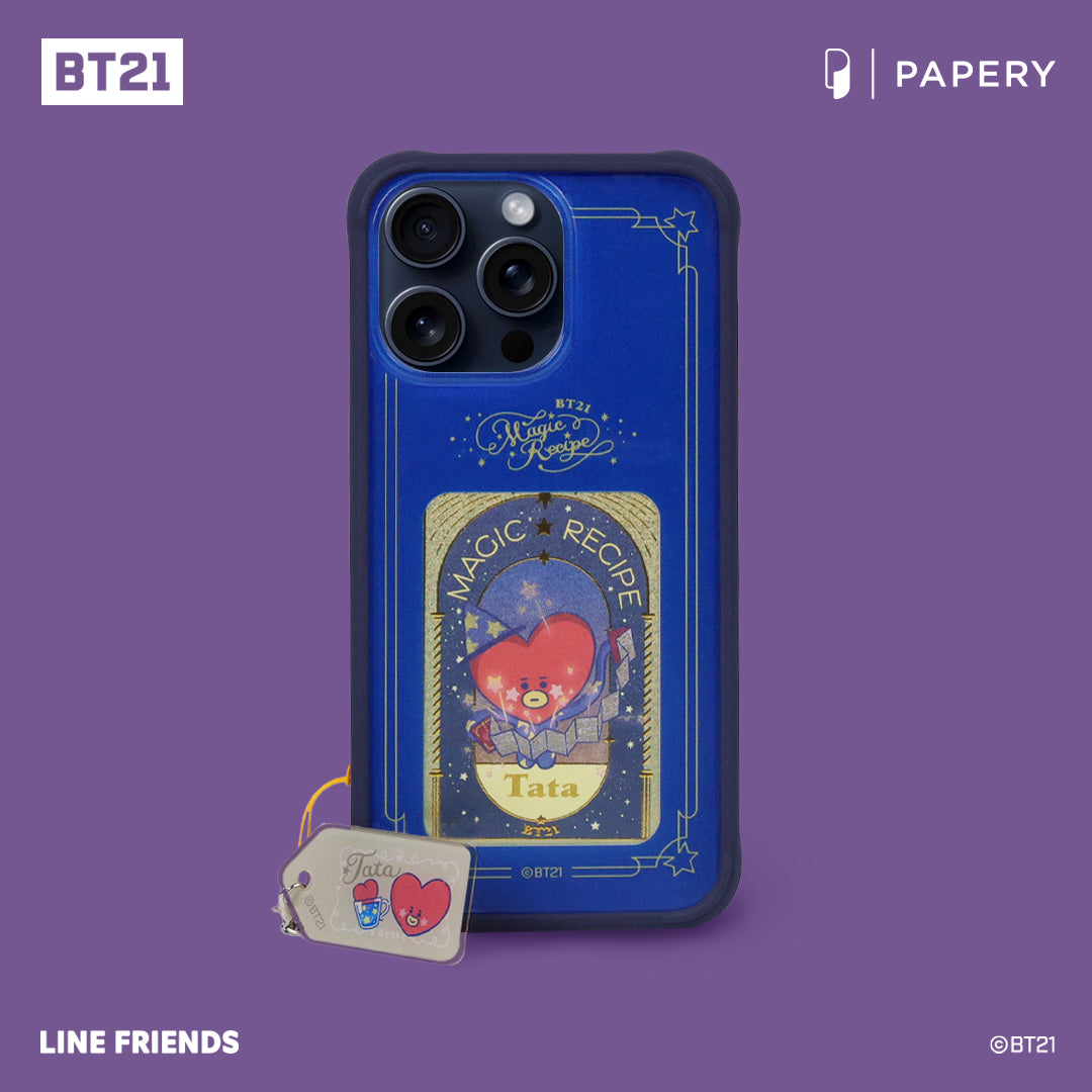 藝術防摔手機殼 [BT21 MAGIC RECIPE EDITION - TATA] iPhone 15 Pro/15 Pro Max