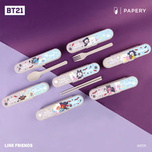 將圖片載入圖庫檢視器 盲抽禮盒 B [BT21 環保餐具套裝 x1  &amp; 環保便當盒 x1]
