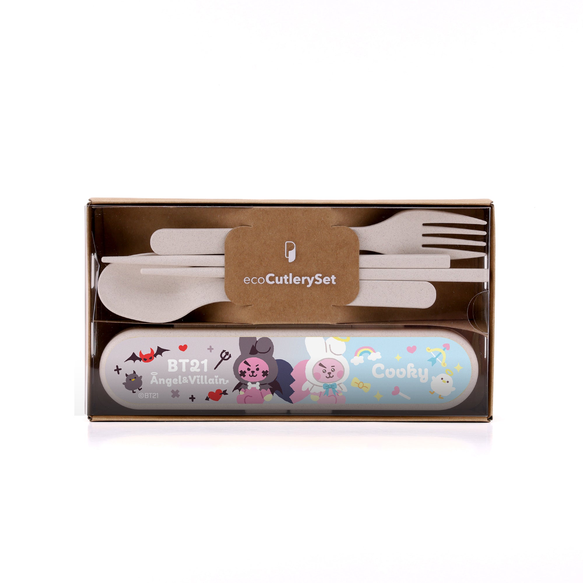 Blind Box Set C [BT21 ecoCutlerySet x1  & ecoStraw x1]