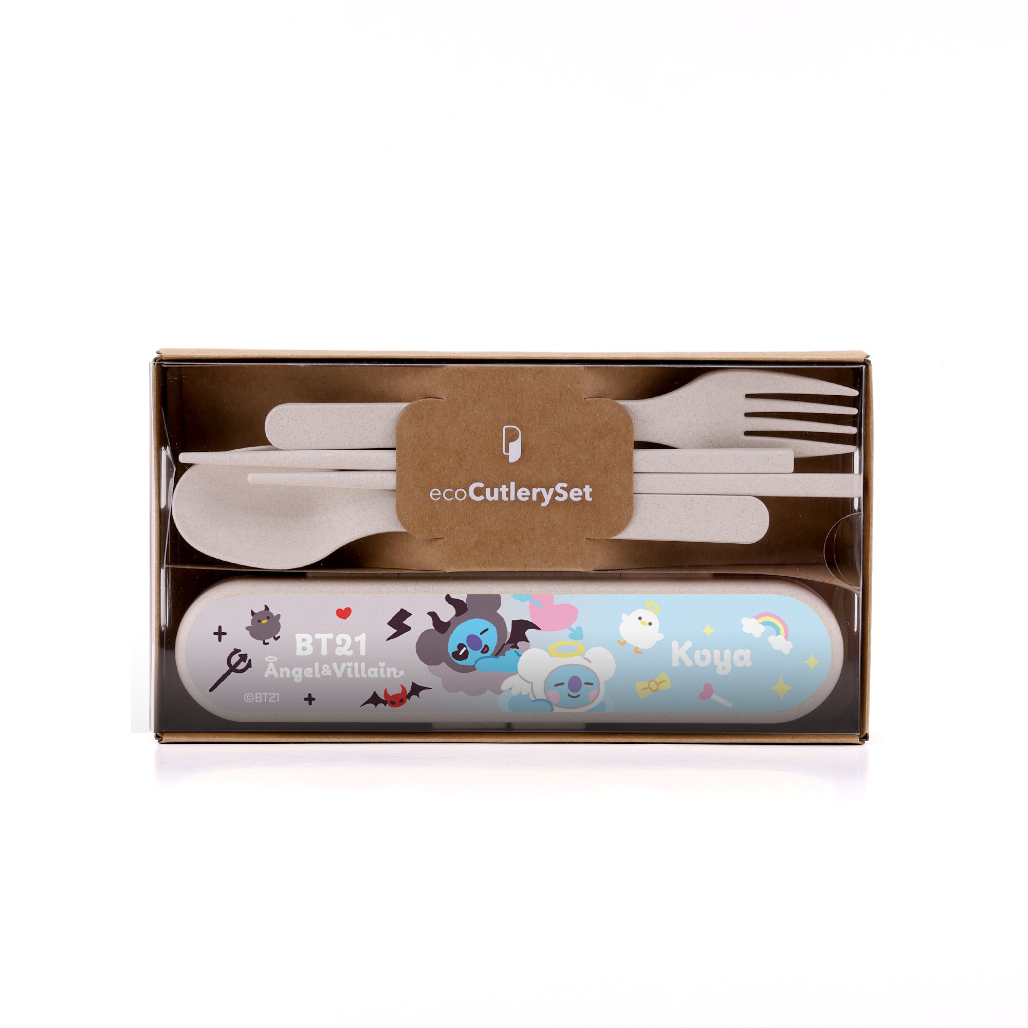 Blind Box Set C [BT21 ecoCutlerySet x1  & ecoStraw x1]