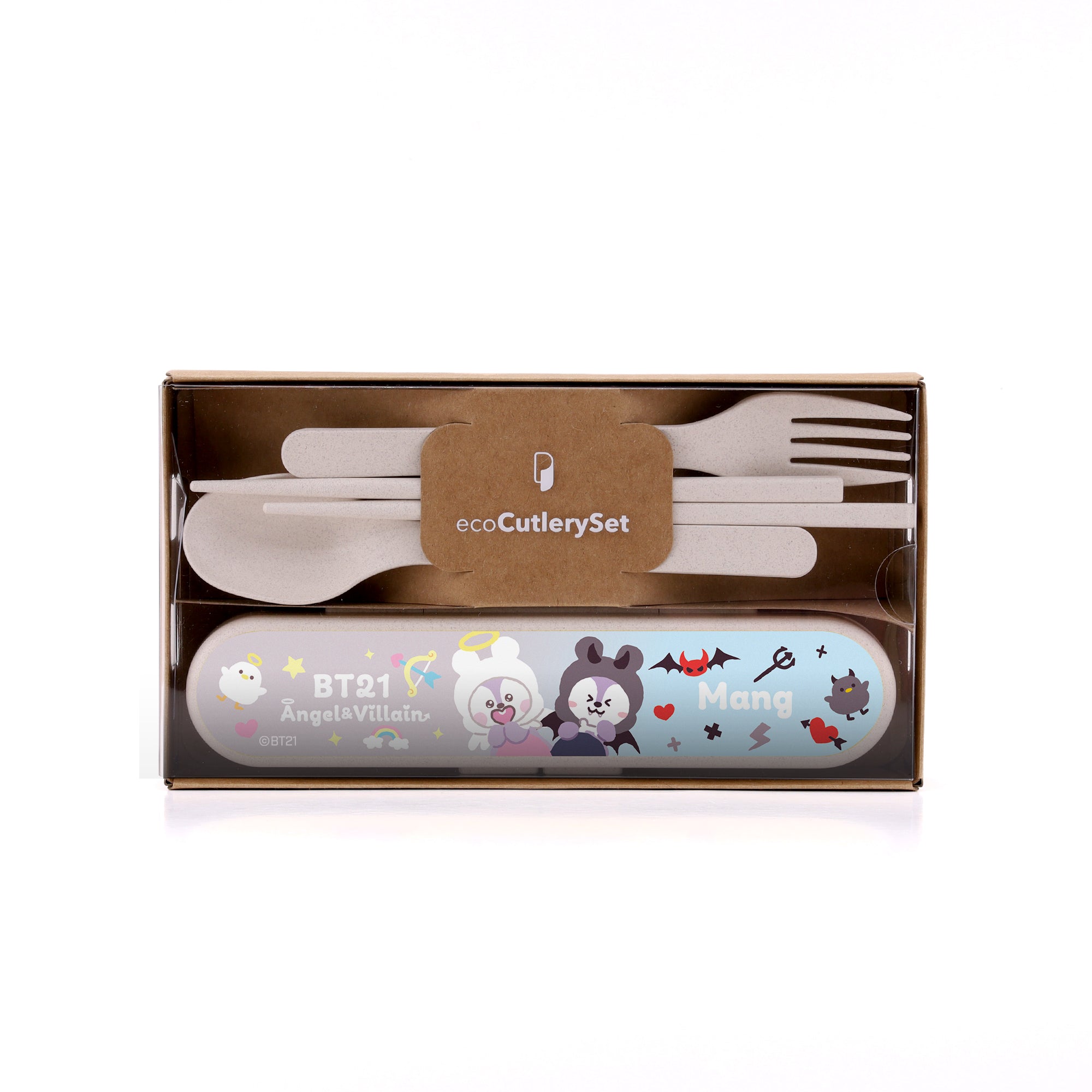 Blind Box Set C [BT21 ecoCutlerySet x1  & ecoStraw x1]