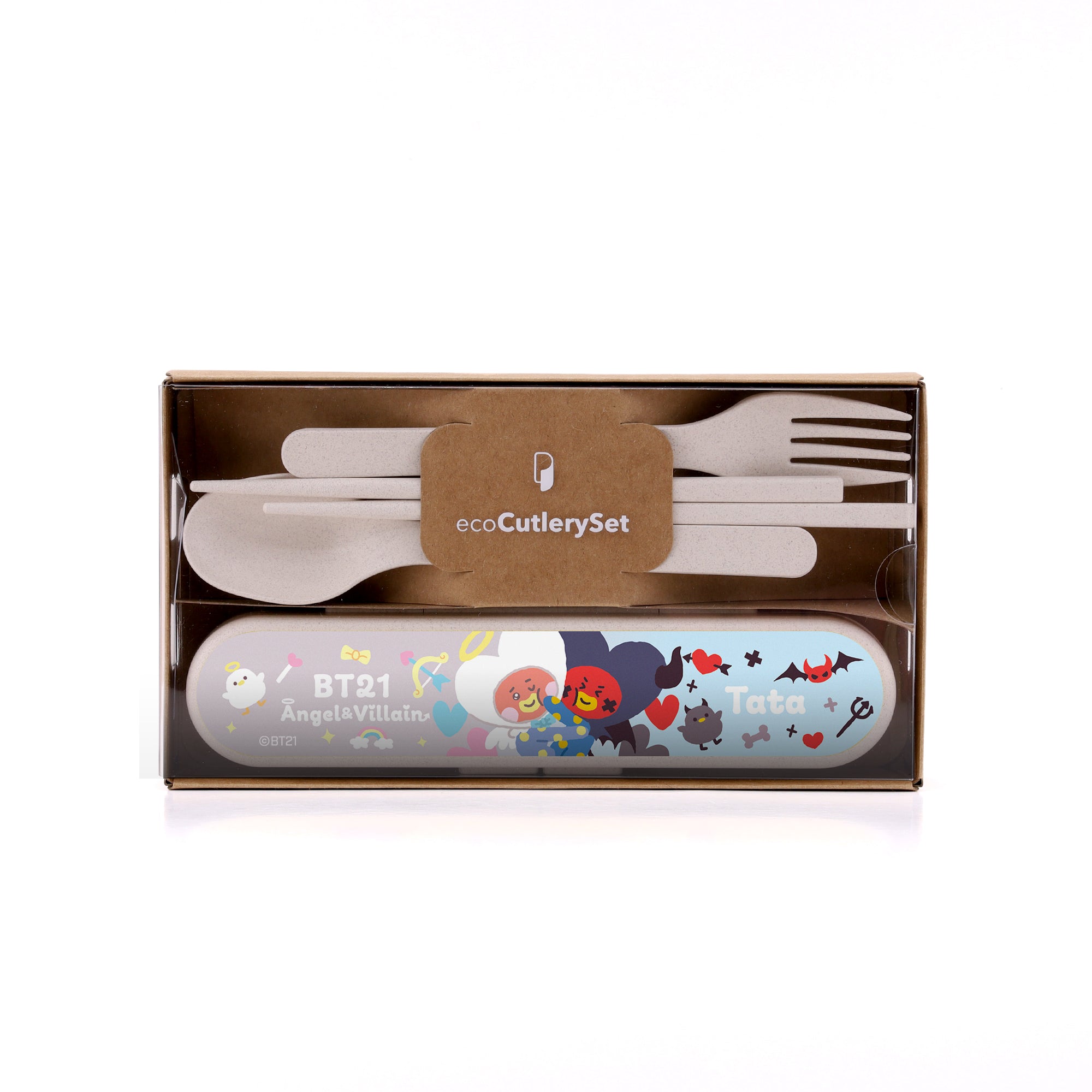 Blind Box Set C [BT21 ecoCutlerySet x1  & ecoStraw x1]