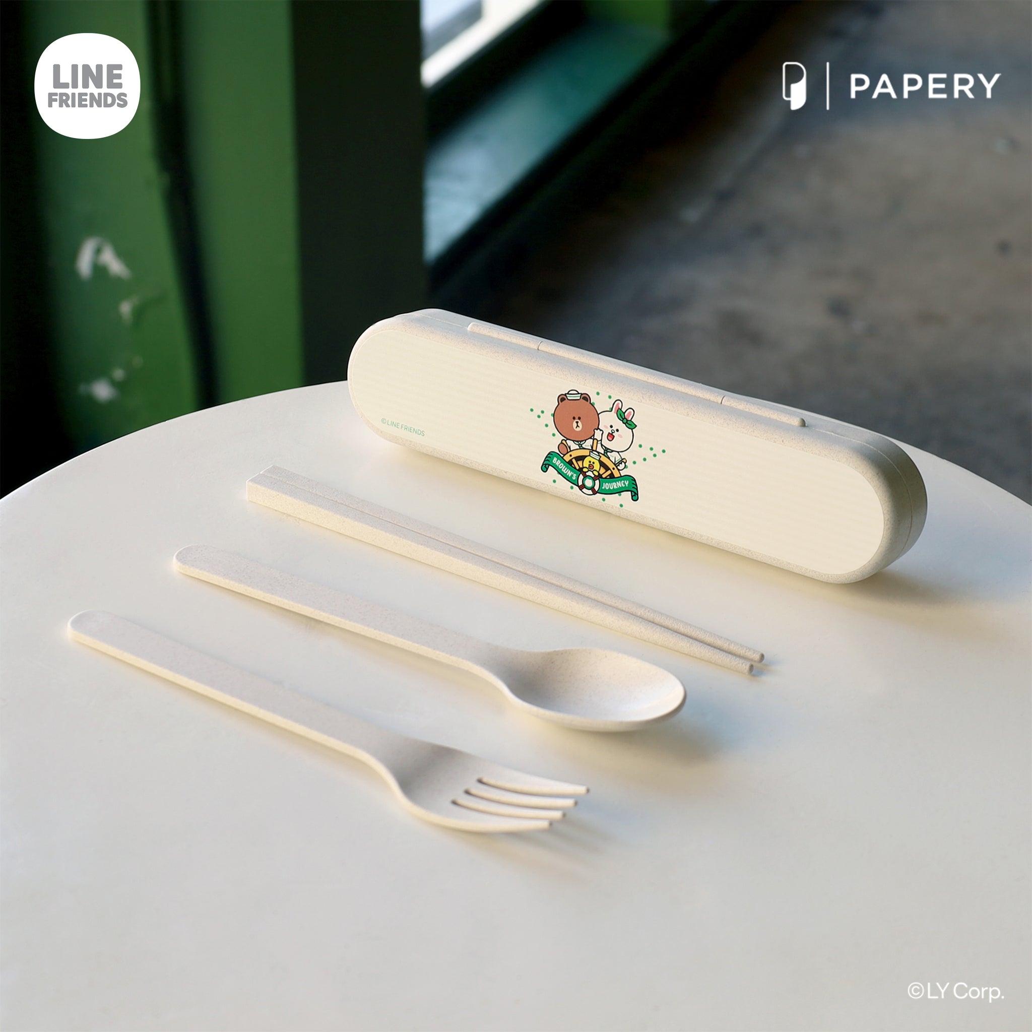 ecoCutlerySet B [LINE FRIENDS HONG KONG SUMMER CHILL LET'S SET SAIL Version B]