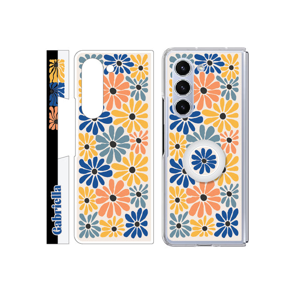 Clear GADGET CASE [Floral - Samsung Galaxy Z Fold5]