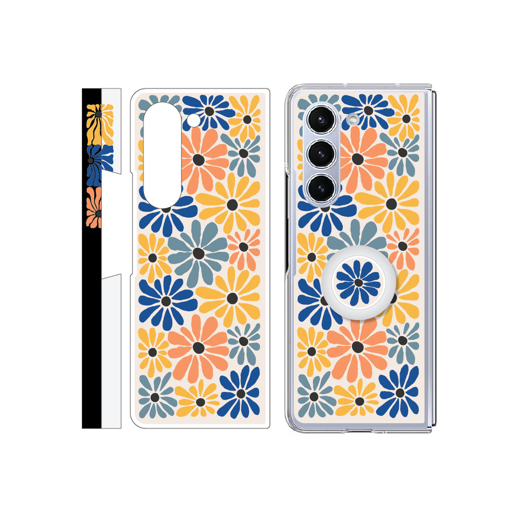 Clear GADGET CASE [Floral - Samsung Galaxy Z Fold5]