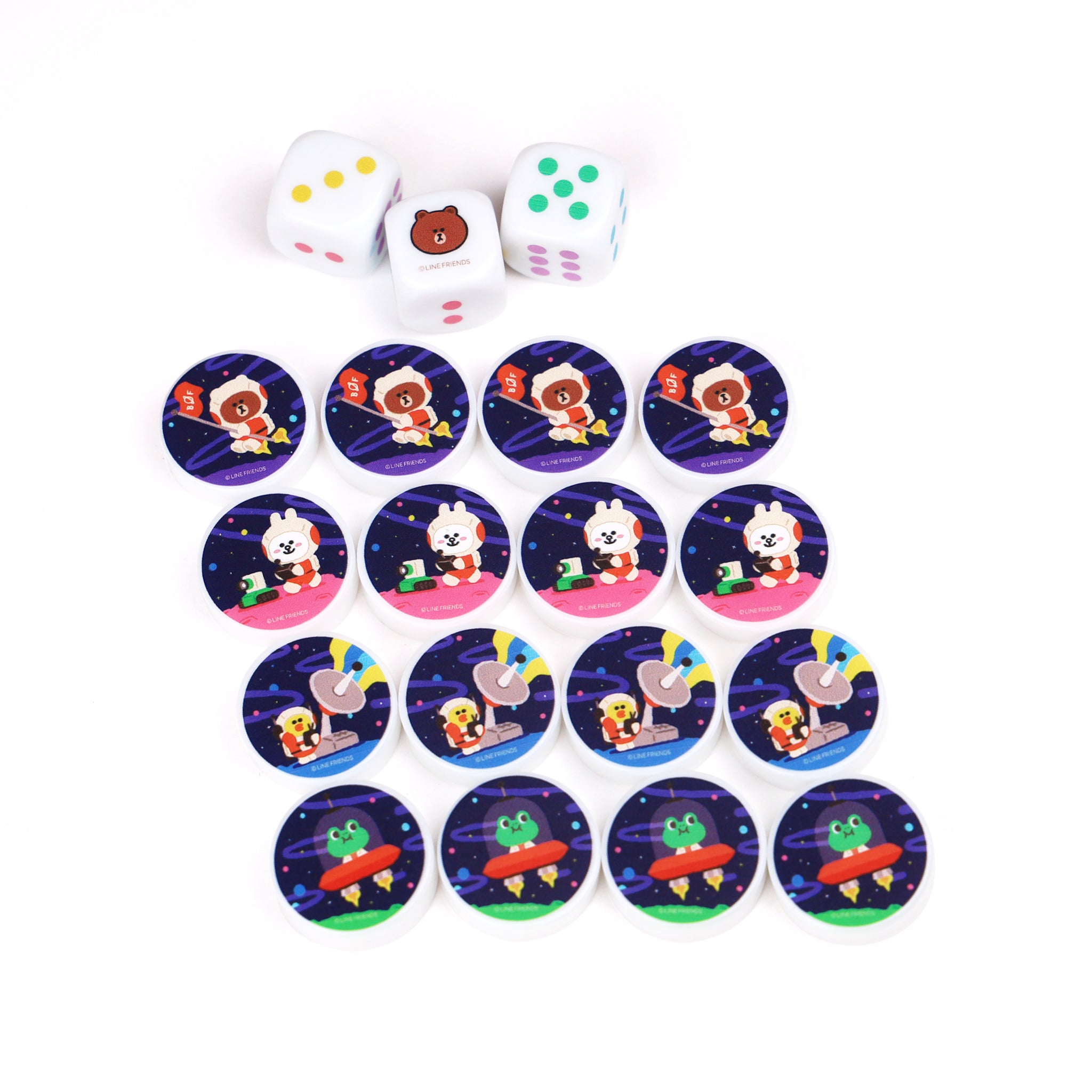 LINE FRIENDS Ultimate Game Table   Multi Game Table (3 Classic Board Games + Mahjong Game Mat)