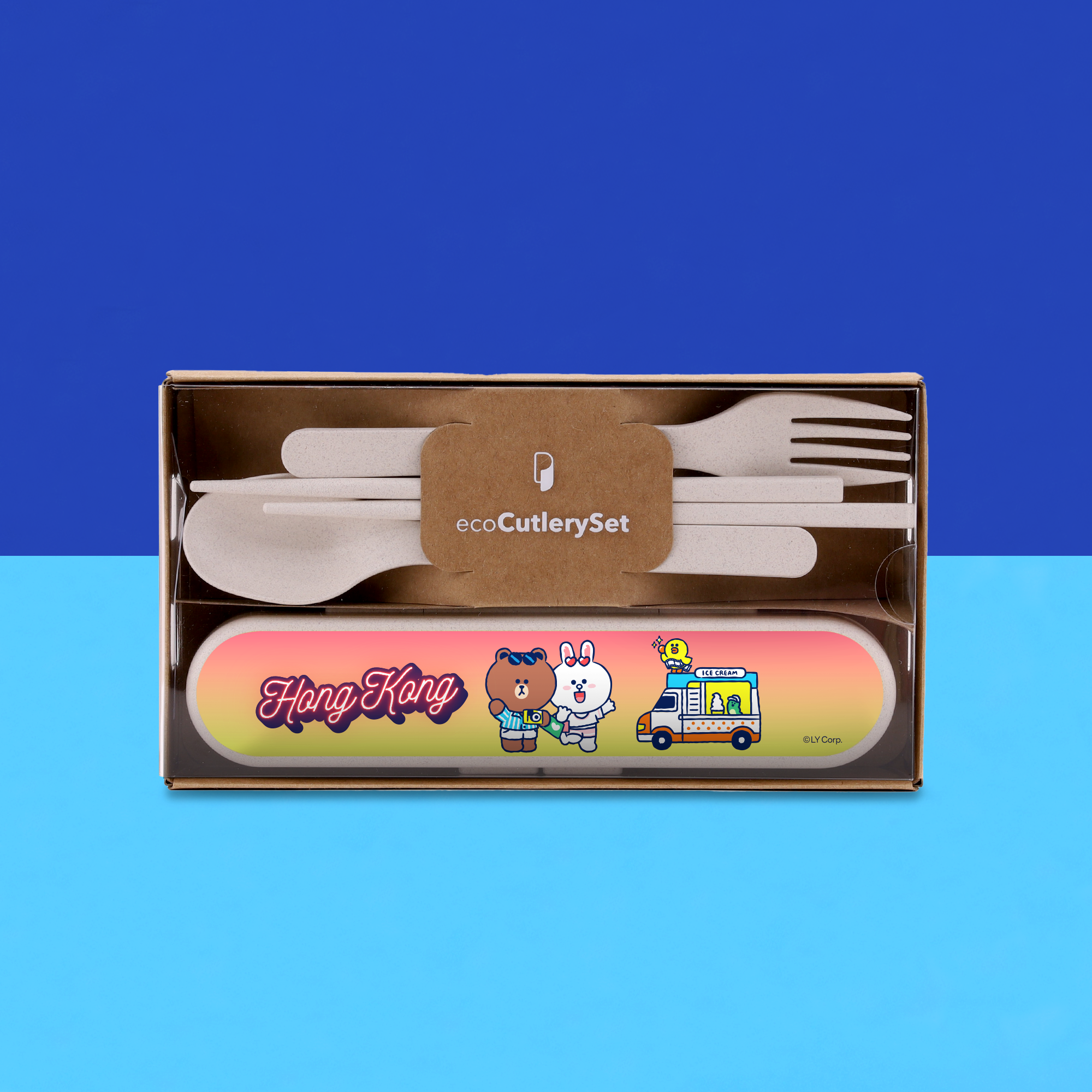ecoCutlerySet [LINE FRIENDS HONG KONG SUMMER CHILL EDITION]
