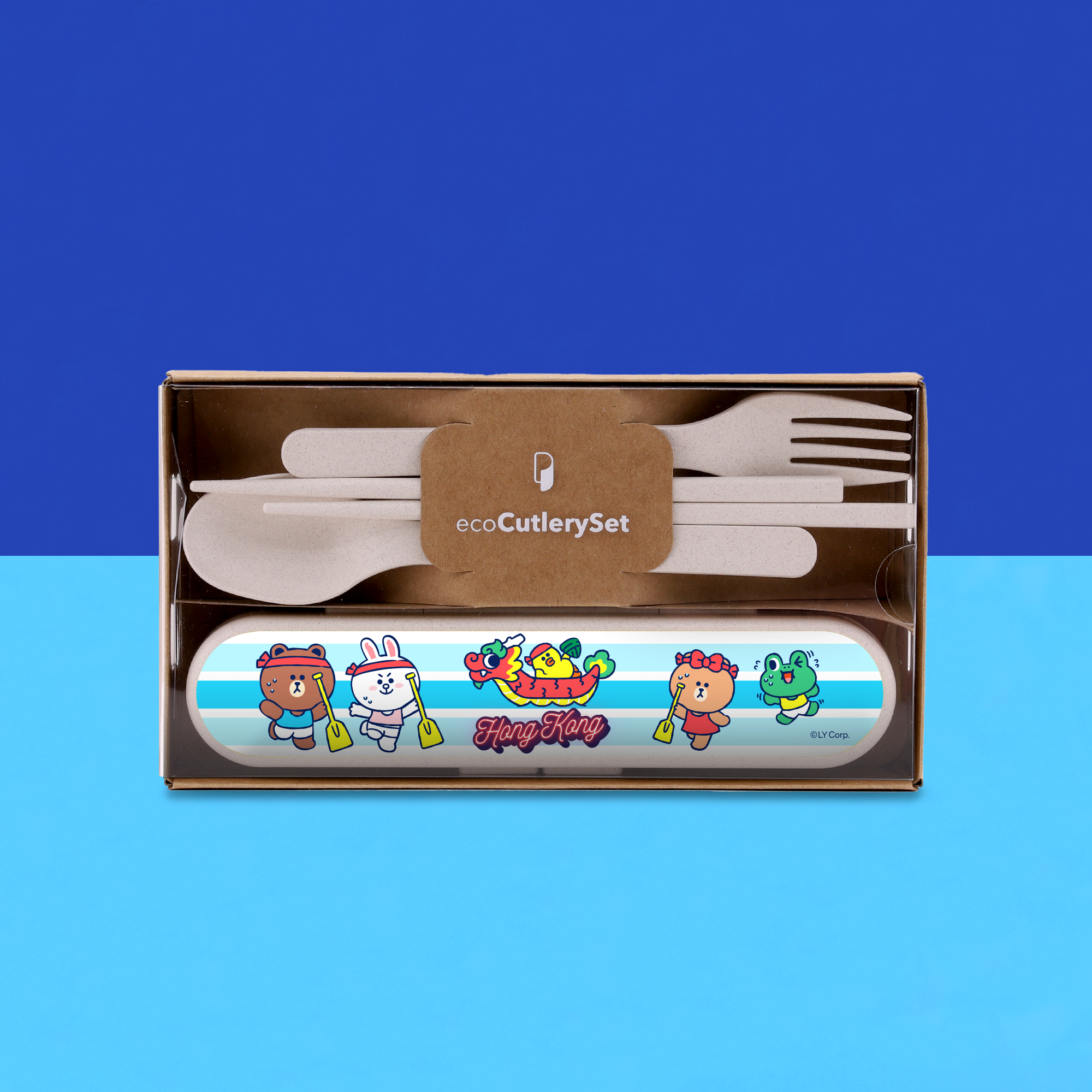 ecoCutlerySet [LINE FRIENDS HONG KONG DRAGON BOAT EDITION]