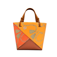 Load image into Gallery viewer, Ori Tote [Colour Block | Orange Charm] - Papery.Art
