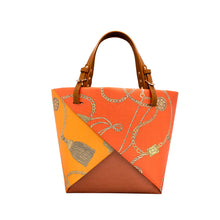 Load image into Gallery viewer, Ori Tote [Colour Block | Orange Charm] - Papery.Art
