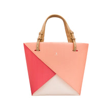 Load image into Gallery viewer, Ori Tote [Colour Block | Pinky Red] - Papery.Art
