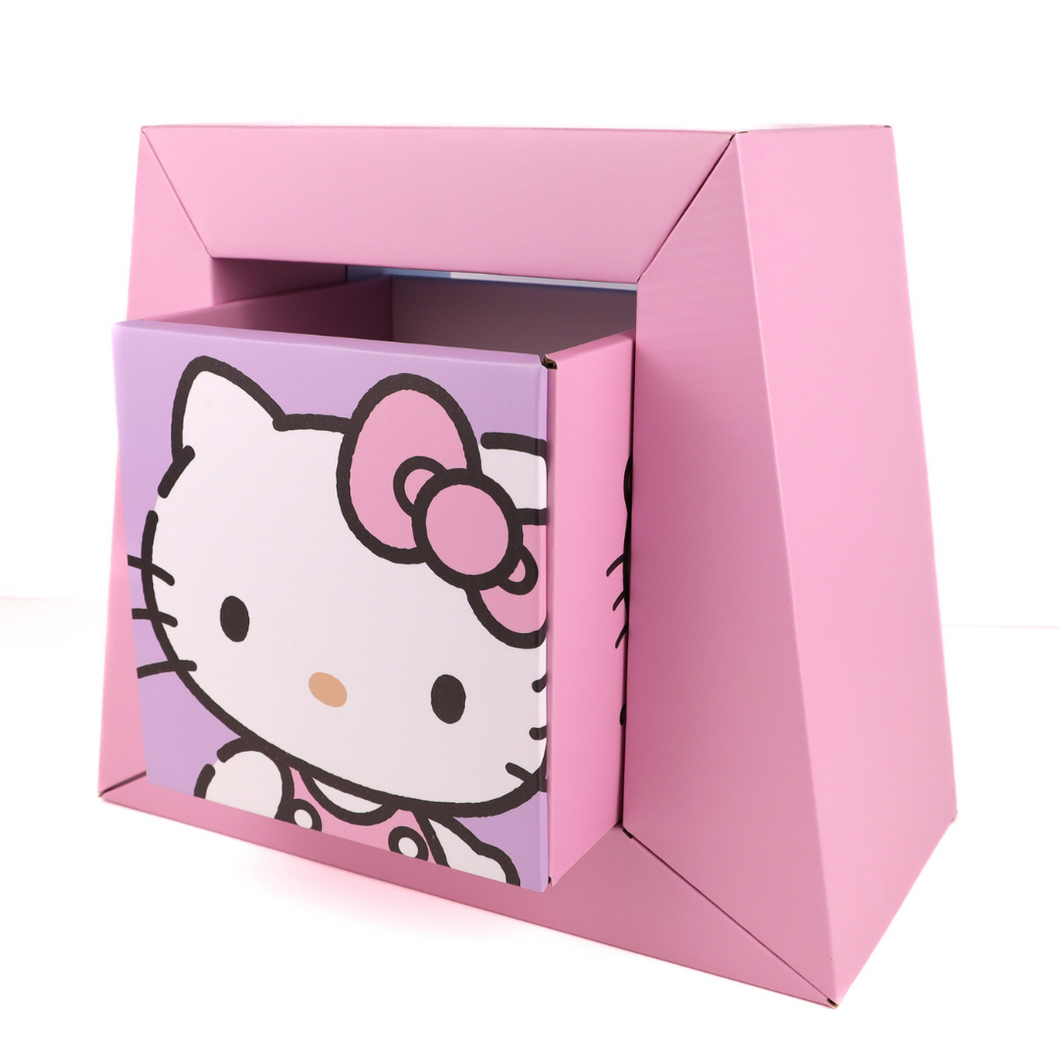抽屜式收納箱 [Hello Kitty-Pink]