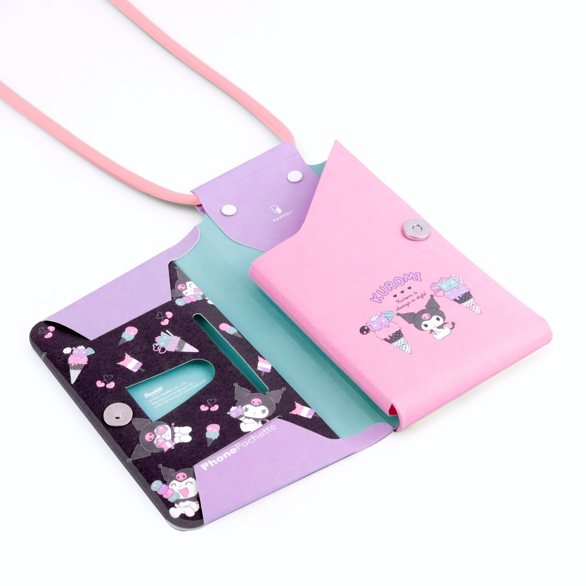 PhonePochette [Kuromi - Black]