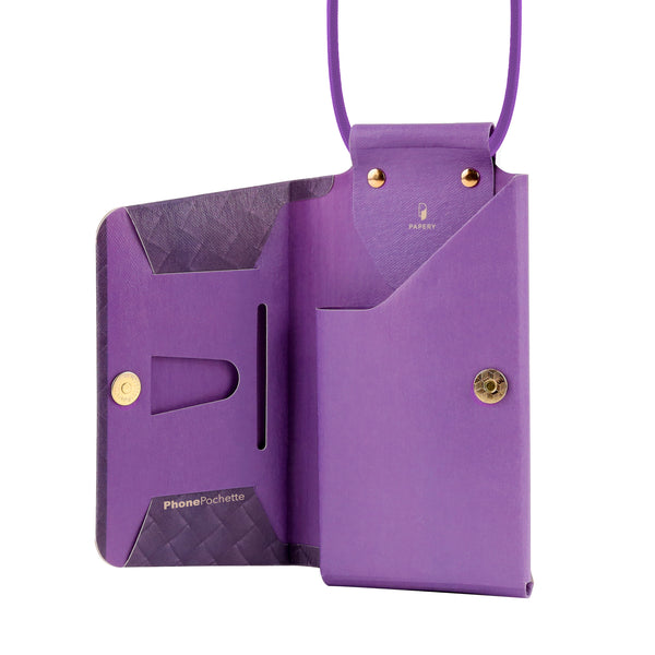PhonePochette 手機隨身袋 [Purple Woven]