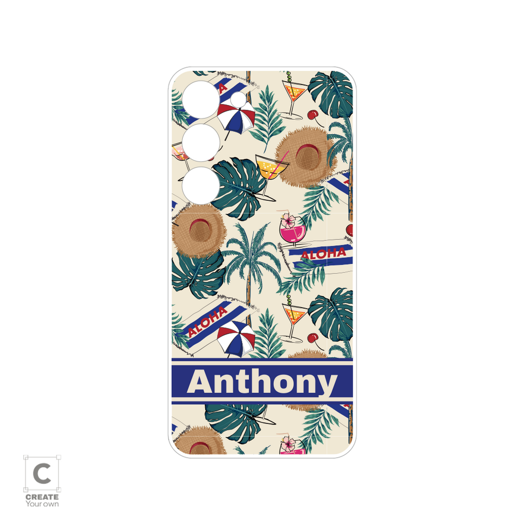 Lenticular Plate FRAME CASE [Aloha - Samsung Galaxy S23]