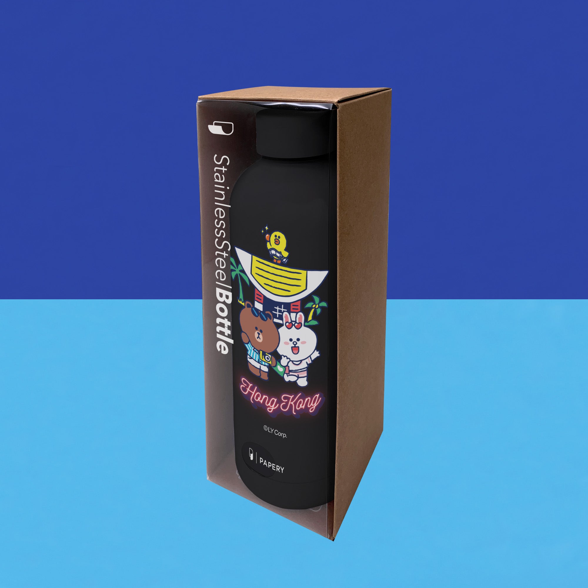 不鏽鋼水樽 [LINE FRIENDS HONG KONG SUMMER CHILL EDITION] (500ml)