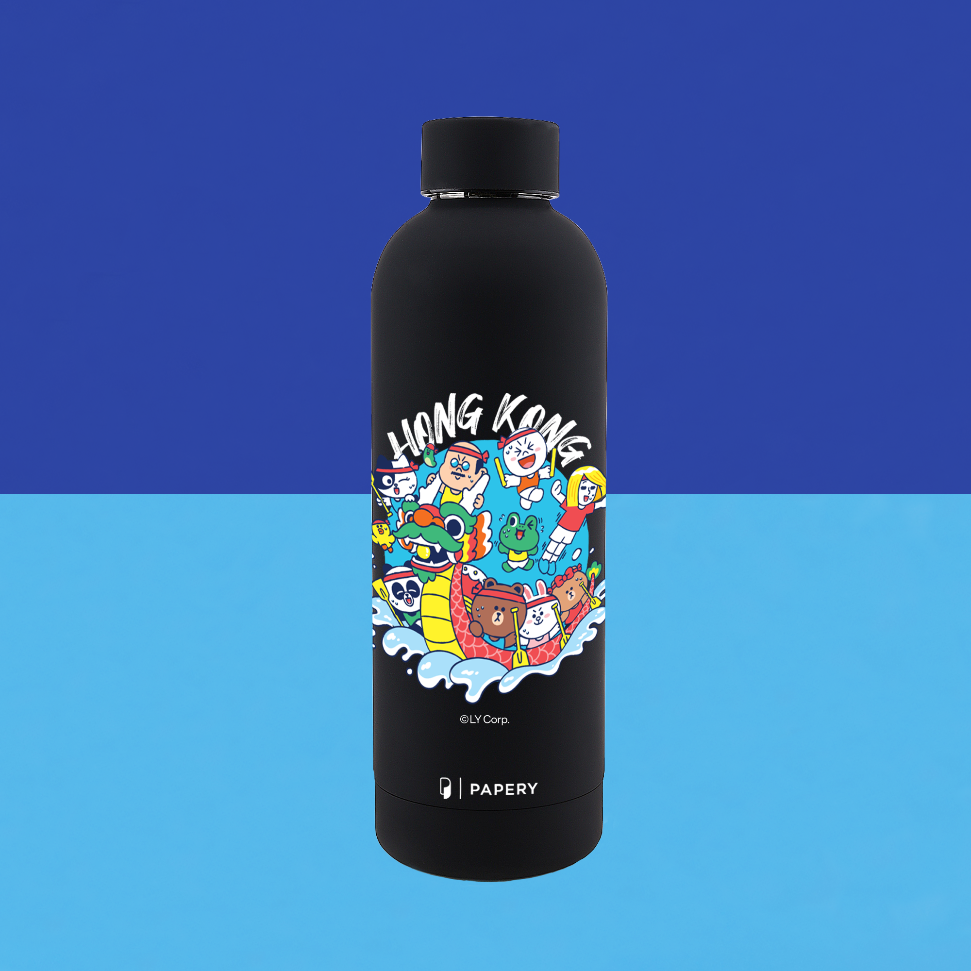 不鏽鋼水樽 [LINE FRIENDS HONG KONG DRAGON BOAT EDITION] (500ml)