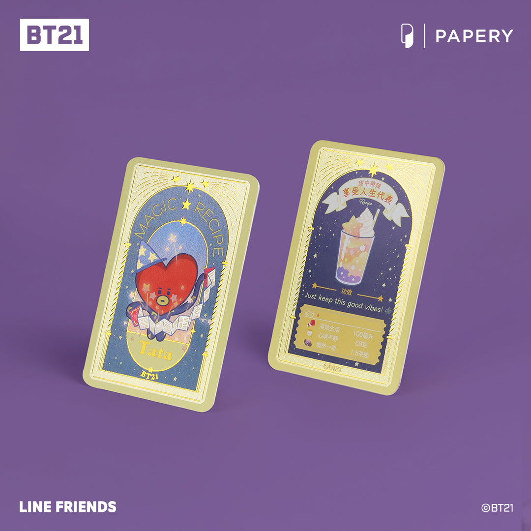 藝術防摔手機殼 [BT21 MAGIC RECIPE EDITION - TATA] iPhone 15 Pro/15 Pro Max