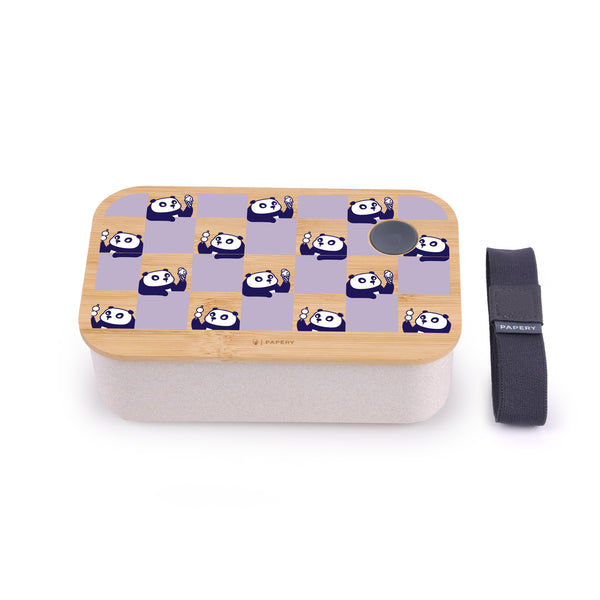 ecoBento [Checkered Panda]