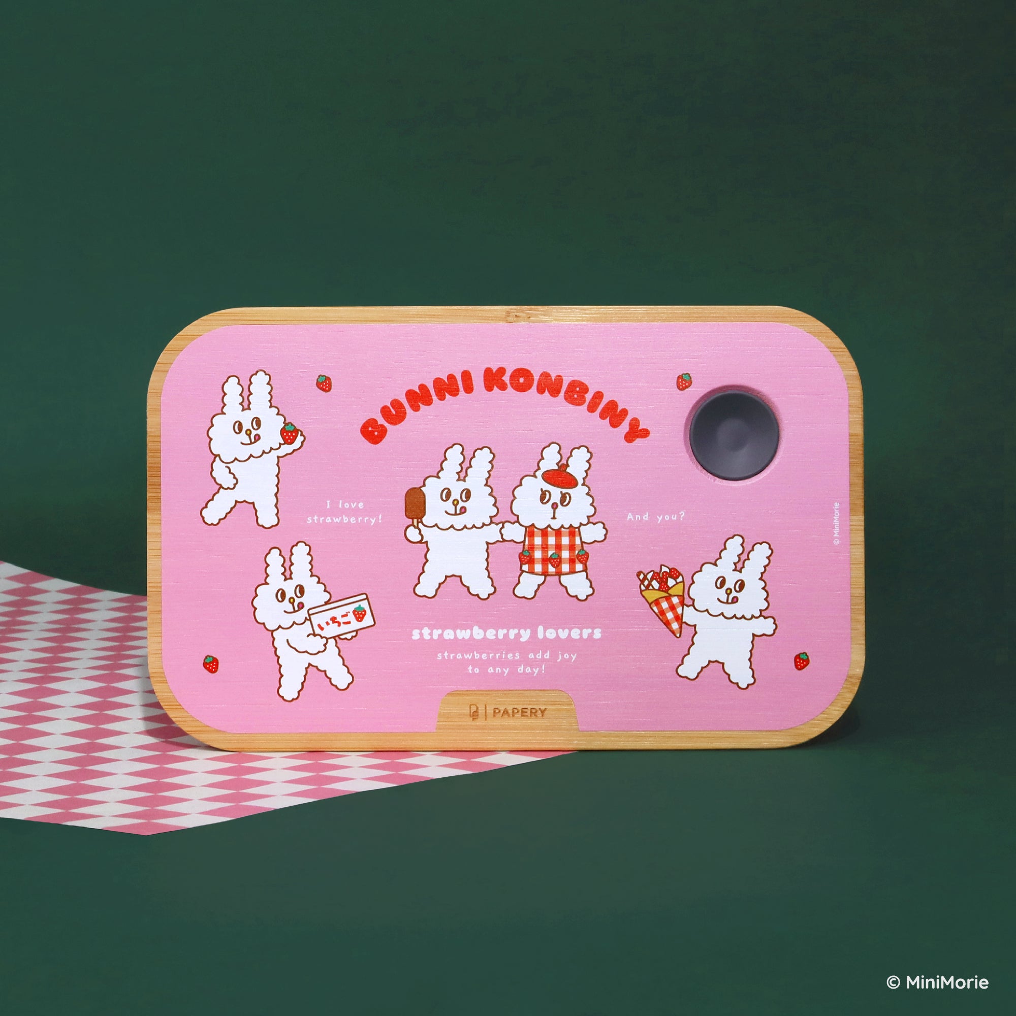 ecoBento [BUNNI KONBINY - Strawberry Lovers]