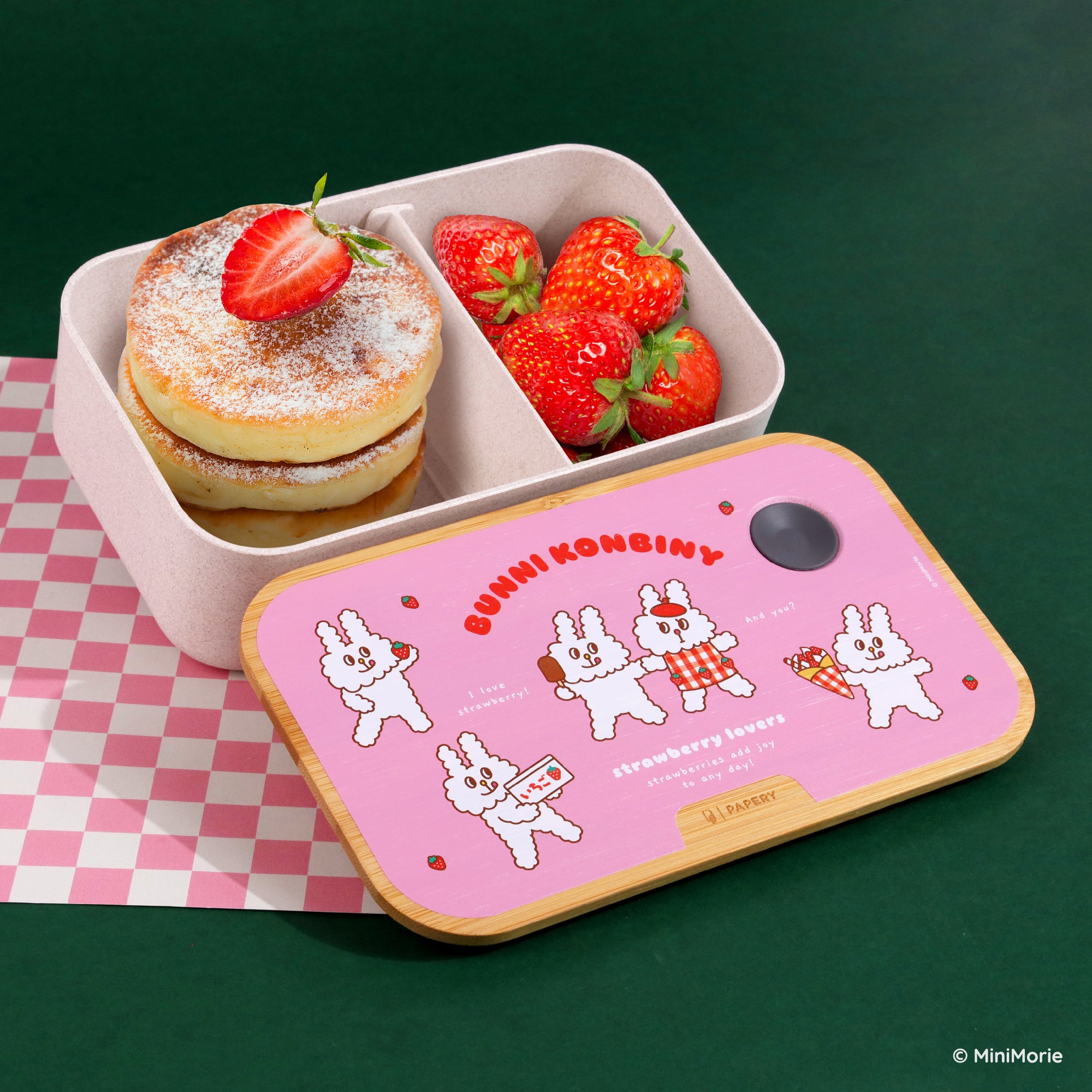 ecoBento [BUNNI KONBINY - Strawberry Lovers]