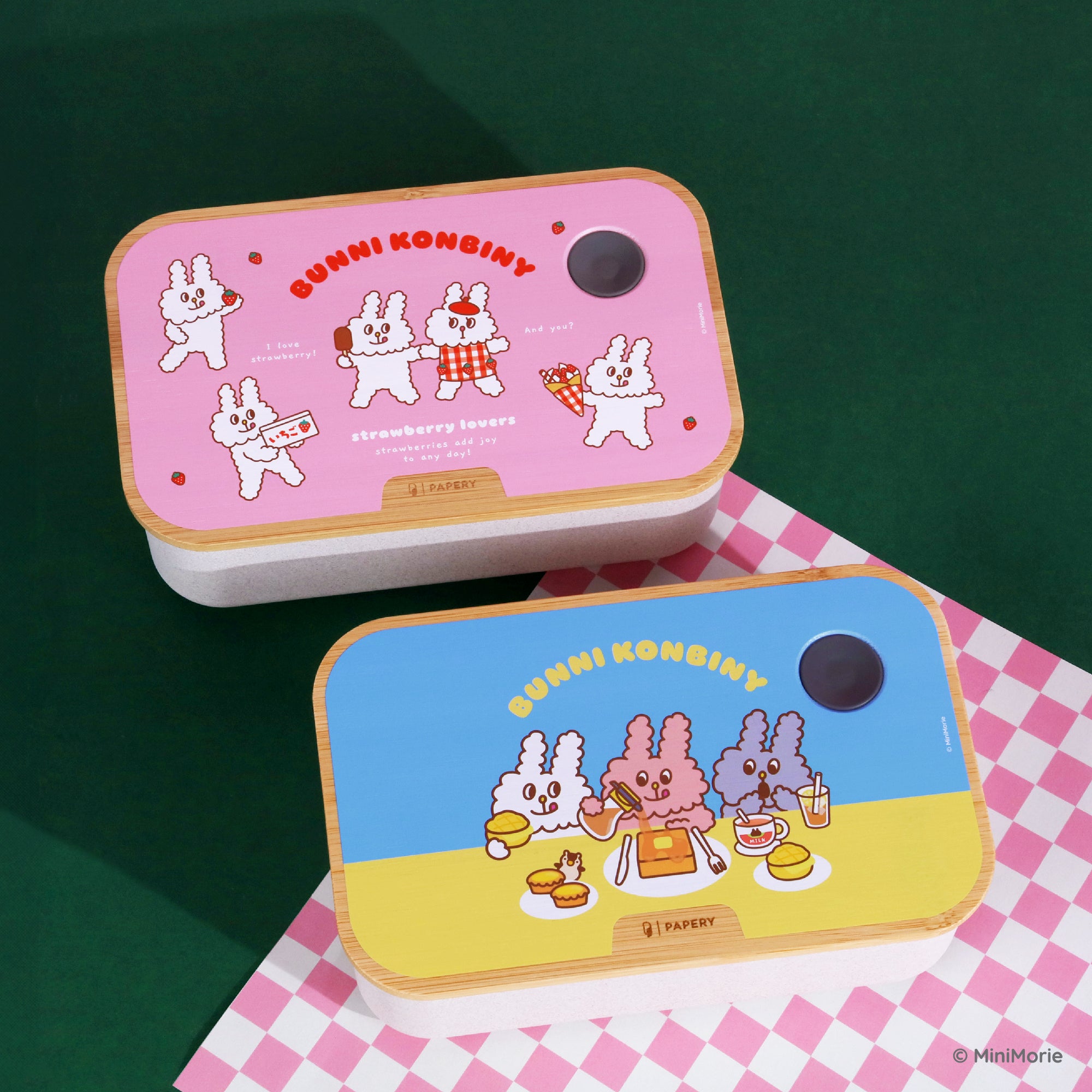 ecoBento [BUNNI KONBINY - Strawberry Lovers]