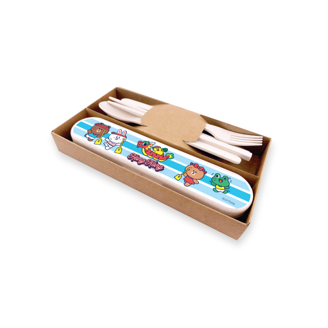 ecoCutlerySet [LINE FRIENDS HONG KONG DRAGON BOAT EDITION]