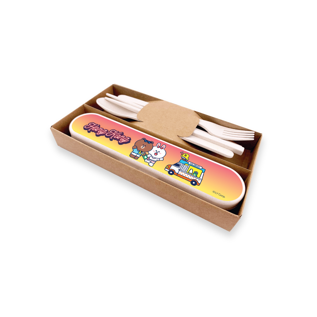 ecoCutlerySet [LINE FRIENDS HONG KONG SUMMER CHILL EDITION]