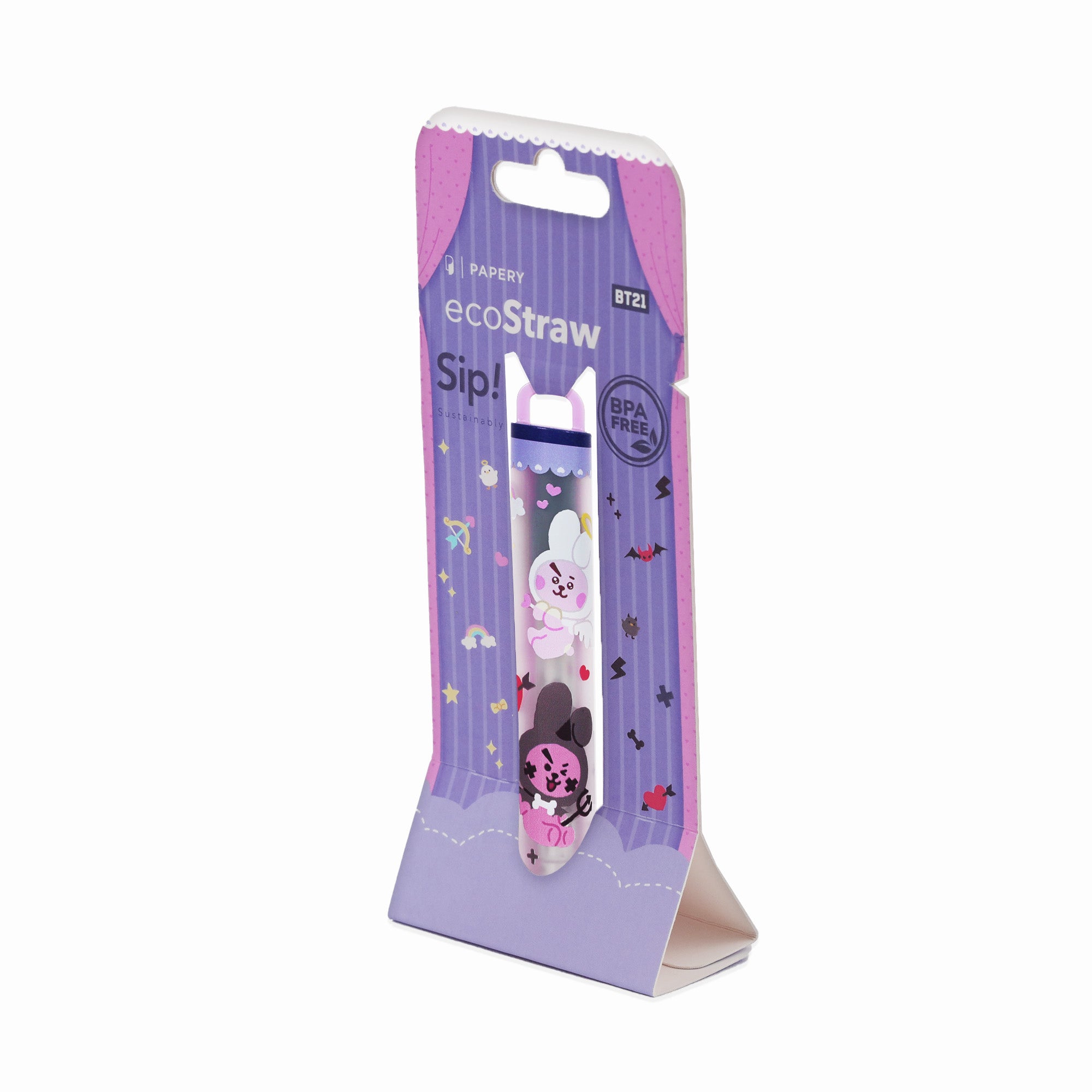 Blind Box Set C [BT21 ecoCutlerySet x1  & ecoStraw x1]