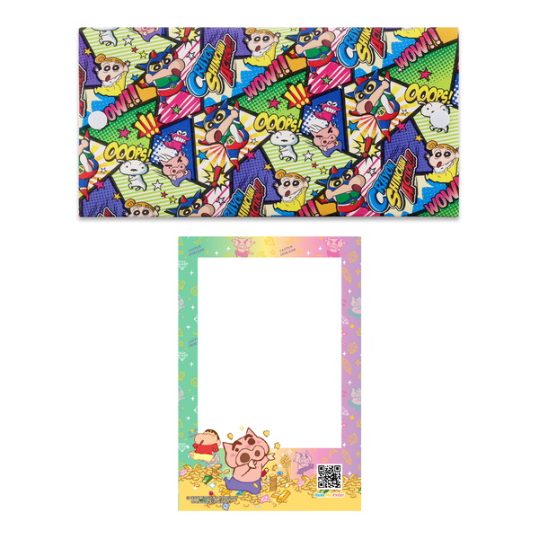 PAPERY X Yum Me Print Gift Set [Crayon Shinchan - Action (Photo + MASKfolio)] - Papery.Art