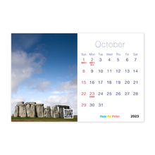 Load image into Gallery viewer, Create Your Own Monthly Calendar 2023 (Horizontal) - Papery.Art

