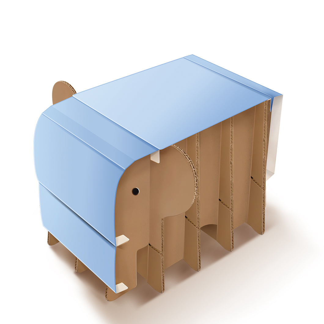 Elephant Storage Stool - Papery.Art
