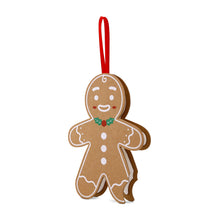 Load image into Gallery viewer, Gingerbread Man Christmas Card Ornament - Papery.Art
