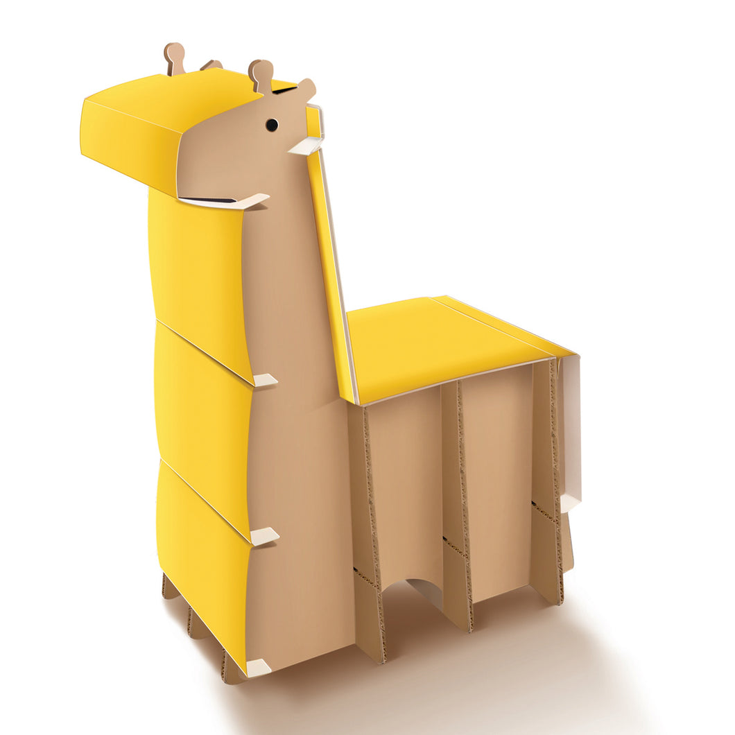 Giraffe Storage Stool - Papery.Art
