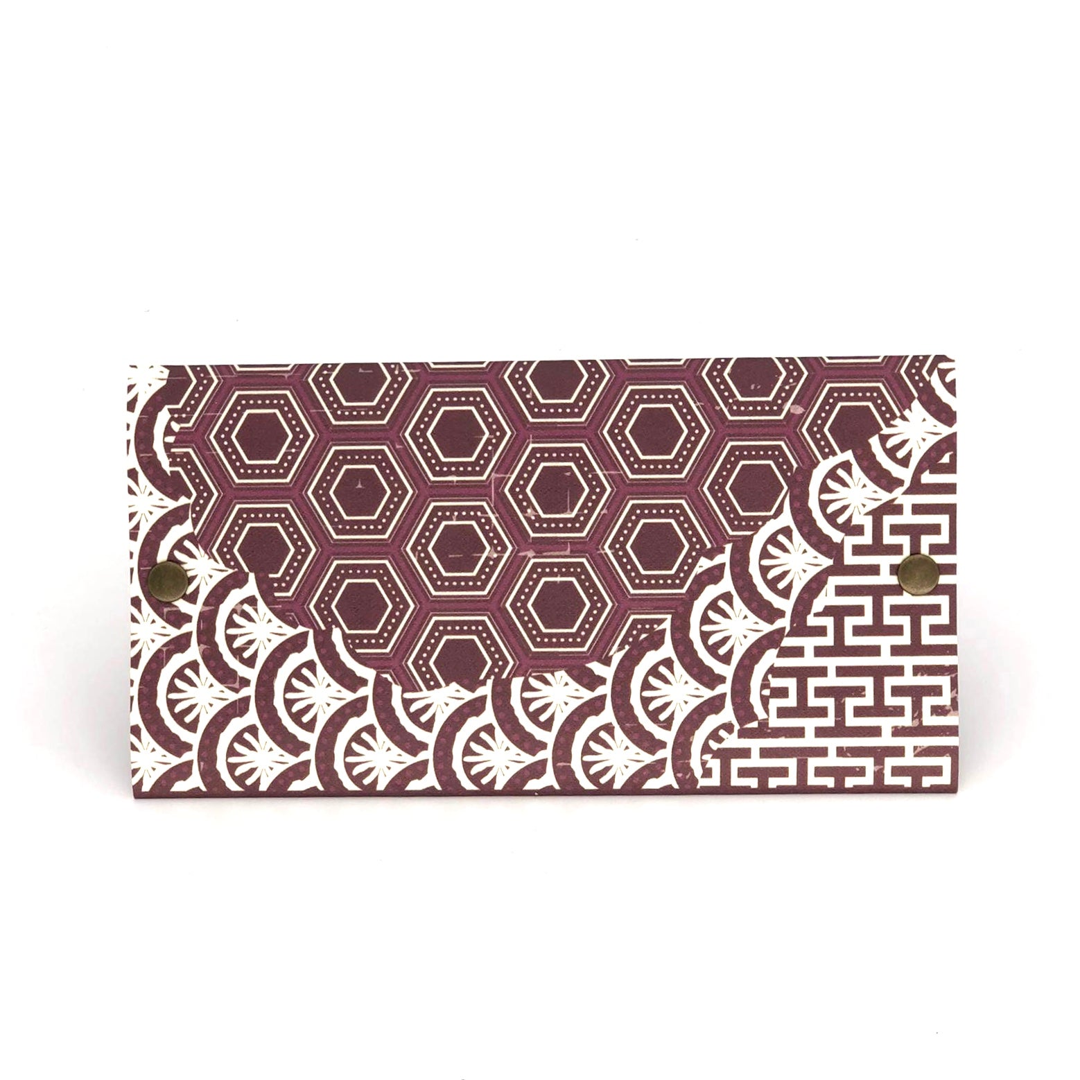 MASKfolio [Burgundy Kimono] - Papery.Art