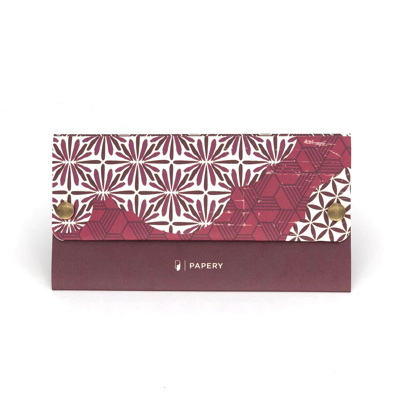 MASKfolio [Burgundy Kimono] - Papery.Art